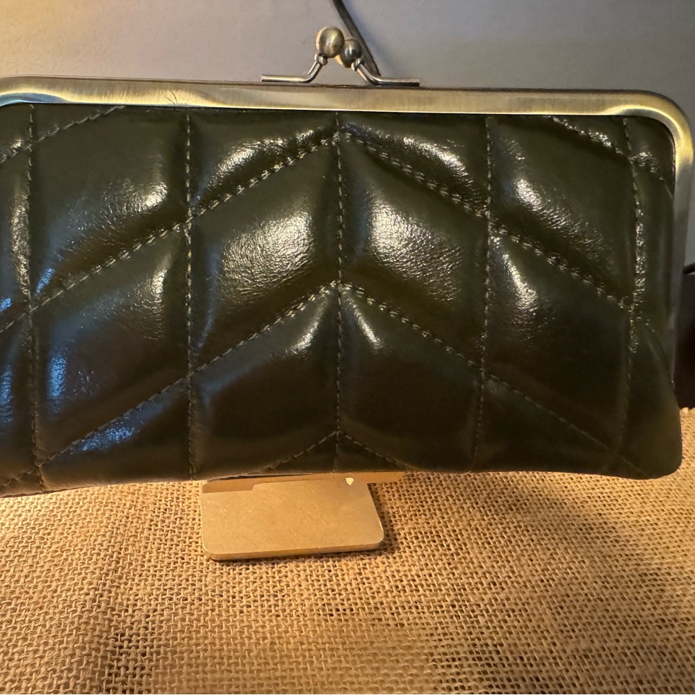 Patricia Nash Everly Quilted Leather Frame Wallet